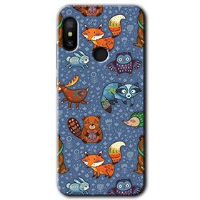 Xiaomi Mi Max 3 Animals Funny Baskılı Uyumlu Silikon Kılıf