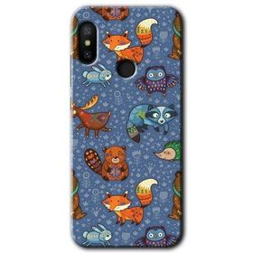 Xiaomi Mi Max 3 Animals Funny Baskılı Uyumlu Silikon Kılıf