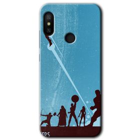 Xiaomi Mi Max 3 Avengers Team Baskılı Uyumlu Silikon Kılıf