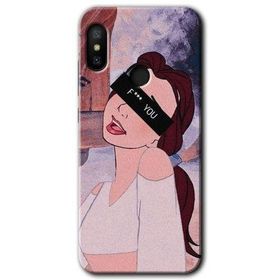 Xiaomi Mi Max 3 Bad Girl Baskılı Uyumlu Silikon Kılıf