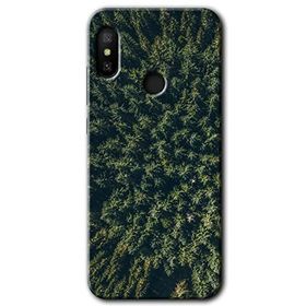 Xiaomi Mi Max 3 Çam Ağacı Ormanı Baskılı Uyumlu Silikon Kılıf