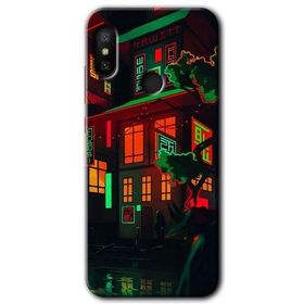 Xiaomi Mi Max 3 China Street Baskılı Uyumlu Silikon Kılıf