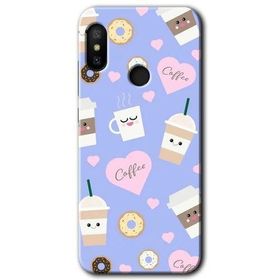 Xiaomi Mi Max 3 Coffee Cake Baskılı Uyumlu Silikon Kılıf