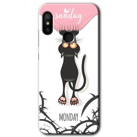 Xiaomi Mi Max 3 Dark Sunday Baskılı Uyumlu Silikon Kılıf