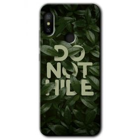 Xiaomi Mi Max 3 Do Not Hide Baskılı Uyumlu Silikon Kılıf