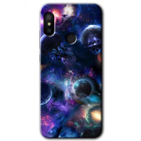 Xiaomi Mi Max 3 Gezegen Karışımı Baskılı Uyumlu Silikon Kılıf