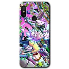 Xiaomi Mi Max 3 Graffiti Çizgi Film Baskılı Uyumlu Silikon Kılıf