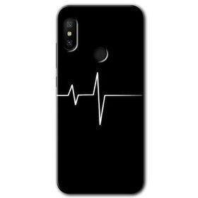 Xiaomi Mi Max 3 Heart Rytm Baskılı Uyumlu Silikon Kılıf