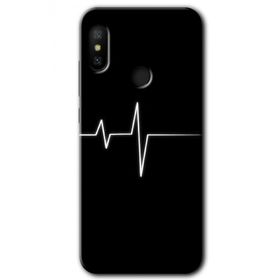 Xiaomi Mi Max 3 Heart Rytm Baskılı Uyumlu Silikon Kılıf