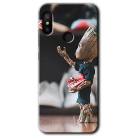 Xiaomi Mi Max 3 I am Groot Baskılı Uyumlu Silikon Kılıf