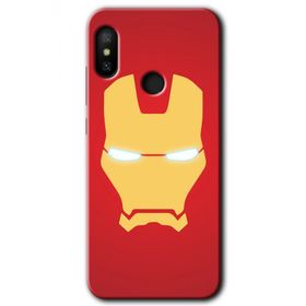 Xiaomi Mi Max 3 İronMan Baskılı Uyumlu Silikon Kılıf