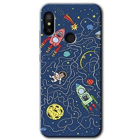 Xiaomi Mi Max 3 Kedi Galaksi Baskılı Uyumlu Silikon Kılıf