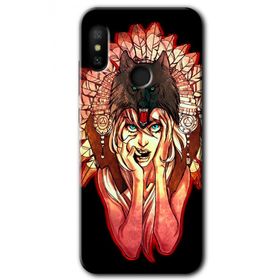 Xiaomi Mi Max 3 Kurt Kız Baskılı Uyumlu Silikon Kılıf