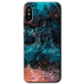 Xiaomi Mi Max 3 Liquid Colorfull Baskılı Uyumlu Silikon Kılıf