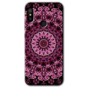 Xiaomi Mi Max 3 Mandala Patterns Kaleidoscope Baskılı Uyumlu Silikon Kılıf