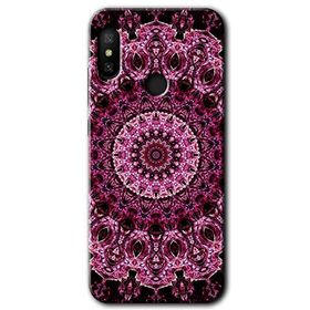 Xiaomi Mi Max 3 Mandala Patterns Kaleidoscope Baskılı Uyumlu Silikon Kılıf