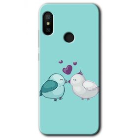 Xiaomi Mi Max 3 Mutlu Kuşlar Baskılı Uyumlu Silikon Kılıf