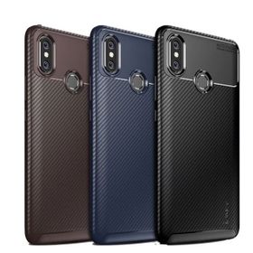 Xiaomi Mi Max 3 Negro Karbon Silikon Kılıf