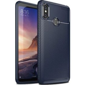 Xiaomi Mi Max 3 Negro Karbon Silikon Kılıf