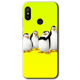 Xiaomi Mi Max 3 Penguenler Baskılı Uyumlu Silikon Kılıf