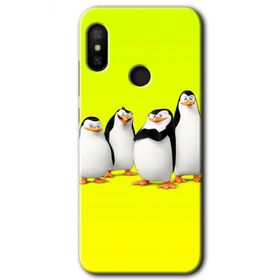 Xiaomi Mi Max 3 Penguenler Baskılı Uyumlu Silikon Kılıf