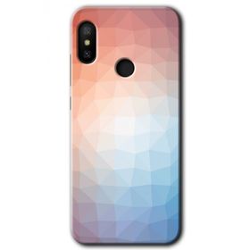 Xiaomi Mi Max 3 Polygon Graident 3 Baskılı Uyumlu Silikon Kılıf