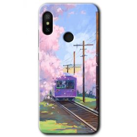 Xiaomi Mi Max 3 Rails Paint Baskılı Uyumlu Silikon Kılıf