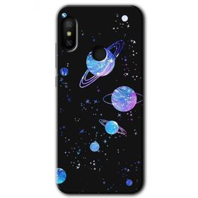 Xiaomi Mi Max 3 Samanyolu Galaksi Baskılı Uyumlu Silikon Kılıf