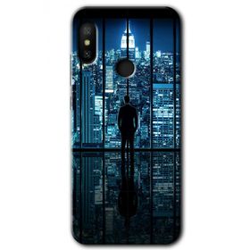 Xiaomi Mi Max 3 Şehir Manzarası Baskılı Uyumlu Silikon Kılıf