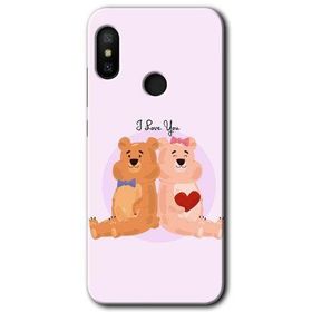 Xiaomi Mi Max 3 Sevgili Ayıcık Baskılı Uyumlu Silikon Kılıf