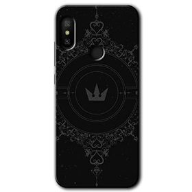 Xiaomi Mi Max 3 Siyah Mandala 1 Baskılı Uyumlu Silikon Kılıf