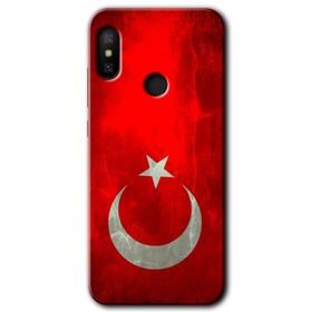 Xiaomi Mi Max 3 Siyah Mermer Desenli Y Harfi Baskılı Uyumlu Silikon Kılıf