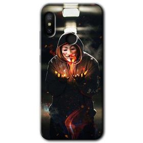 Xiaomi Mi Max 3 V for Fire Baskılı Uyumlu Silikon Kılıf