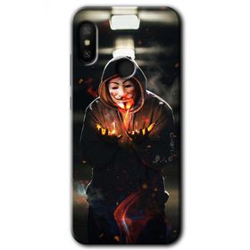 Xiaomi Mi Max 3 V for Fire Baskılı Uyumlu Silikon Kılıf