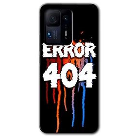 Xiaomi Mi Mix 4 404 Error Baskılı Uyumlu Silikon Kılıf