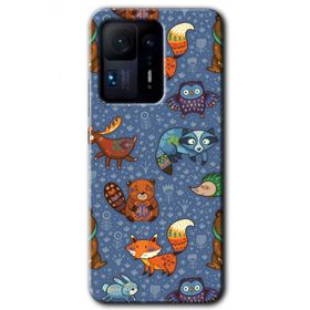 Xiaomi Mi Mix 4 Animals Funny Baskılı Uyumlu Silikon Kılıf