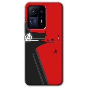 Xiaomi Mi Mix 4 Avengers Tower Baskılı Uyumlu Silikon Kılıf