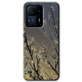 Xiaomi Mi Mix 4 Branches Flowers Baskılı Uyumlu Silikon Kılıf