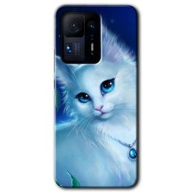 Xiaomi Mi Mix 4 Cat Glance Baskılı Uyumlu Silikon Kılıf