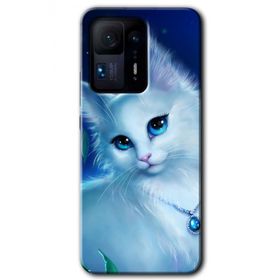 Xiaomi Mi Mix 4 Cat Glance Baskılı Uyumlu Silikon Kılıf