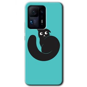 Xiaomi Mi Mix 4 Cat Vector Baskılı Uyumlu Silikon Kılıf