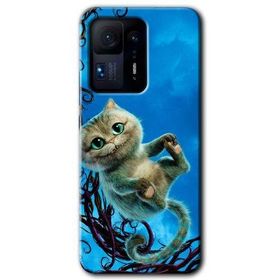Xiaomi Mi Mix 4 Çılgın Kedi Baskılı Uyumlu Silikon Kılıf