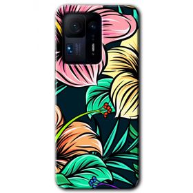 Xiaomi Mi Mix 4 Çizim Çiçekler Baskılı Uyumlu Silikon Kılıf