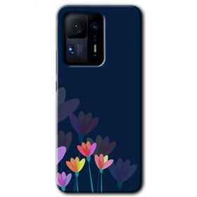 Xiaomi Mi Mix 4 Çizim Çiçekleri Baskılı Uyumlu Silikon Kılıf