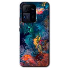 Xiaomi Mi Mix 4 Color Storm Baskılı Uyumlu Silikon Kılıf