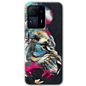 Xiaomi Mi Mix 4 Colorfull Aslan Baskılı Uyumlu Silikon Kılıf