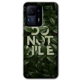 Xiaomi Mi Mix 4 Do Not Hide Baskılı Uyumlu Silikon Kılıf
