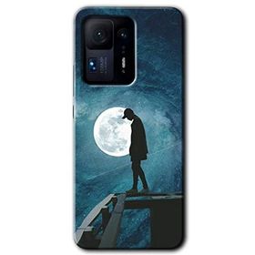 Xiaomi Mi Mix 4 Dolunay Yalnızlık Baskılı Uyumlu Silikon Kılıf