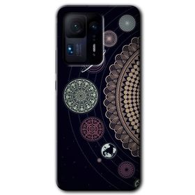 Xiaomi Mi Mix 4 Gezegen Döngüsü Baskılı Uyumlu Silikon Kılıf