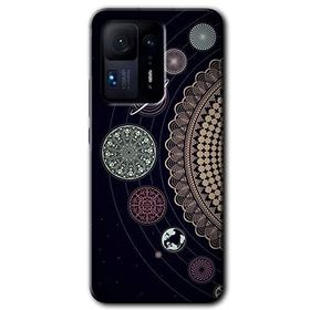 Xiaomi Mi Mix 4 Gezegen Döngüsü Baskılı Uyumlu Silikon Kılıf
